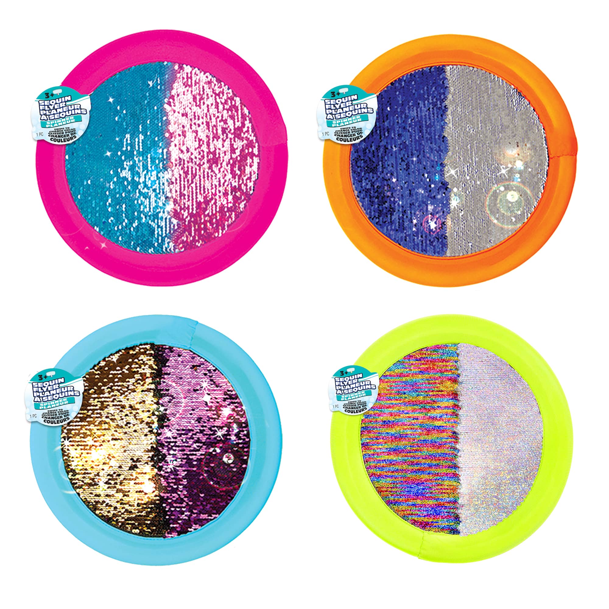 Assorted Ja-Ru® Sequin Flyer Spinner, 1pc.